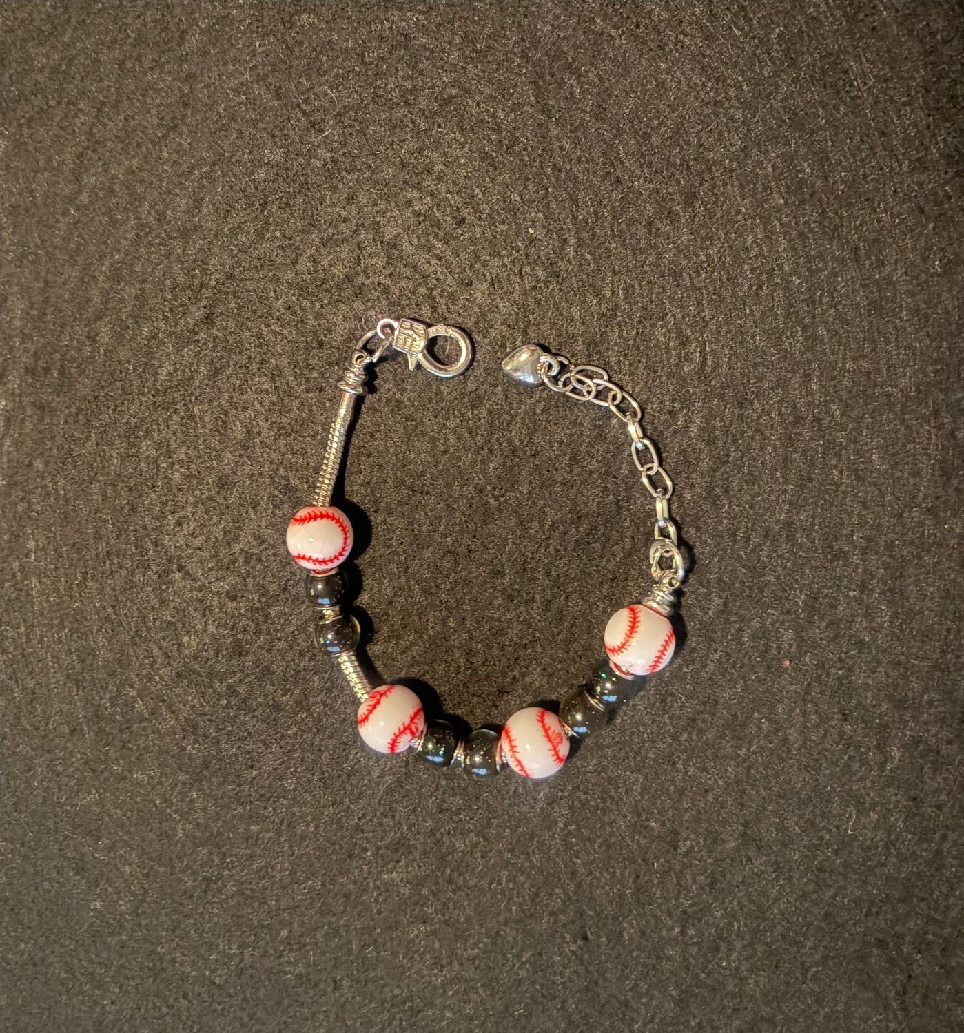 Game Day Baseball Mood Bracelet