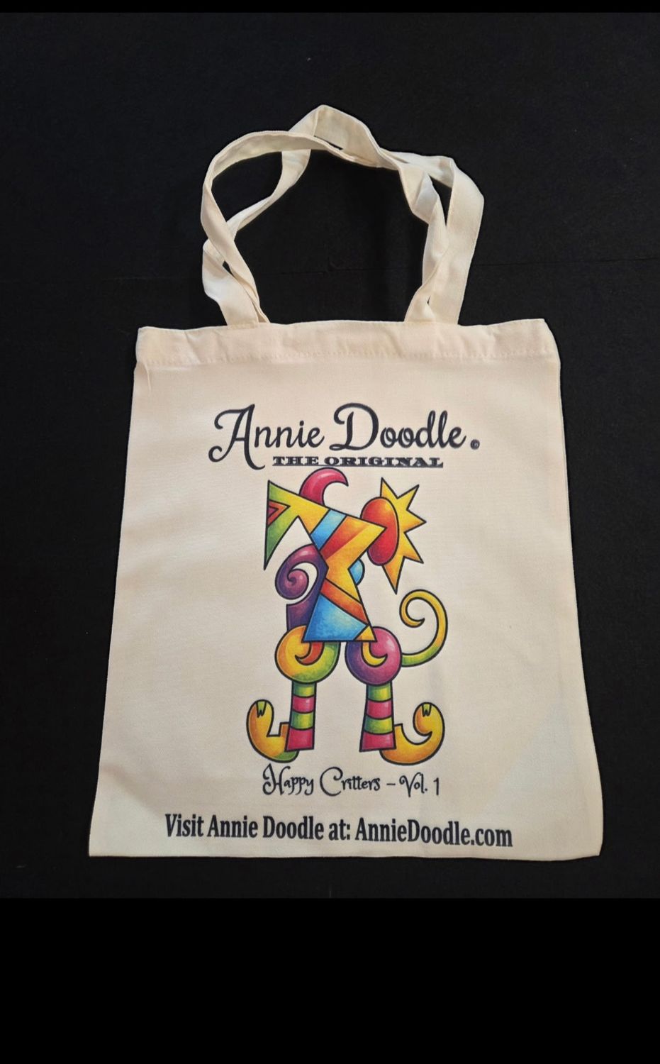 Happy Canvas Doodle Bag