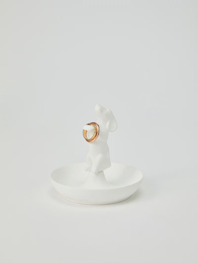 Frolic Dachshund Ring Dish