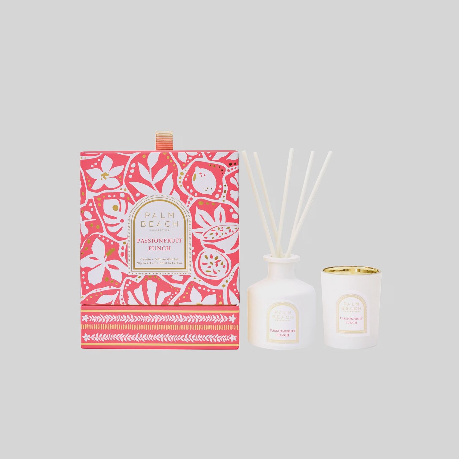 Passionfruit Punch Mini Candle + Diffuser Set