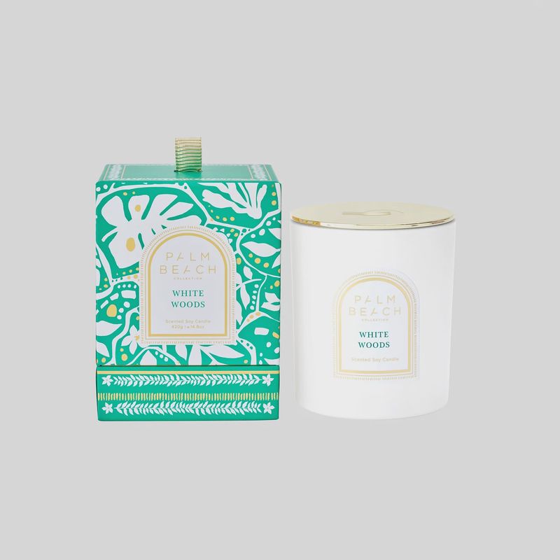 White Woods Scented Candle 420g