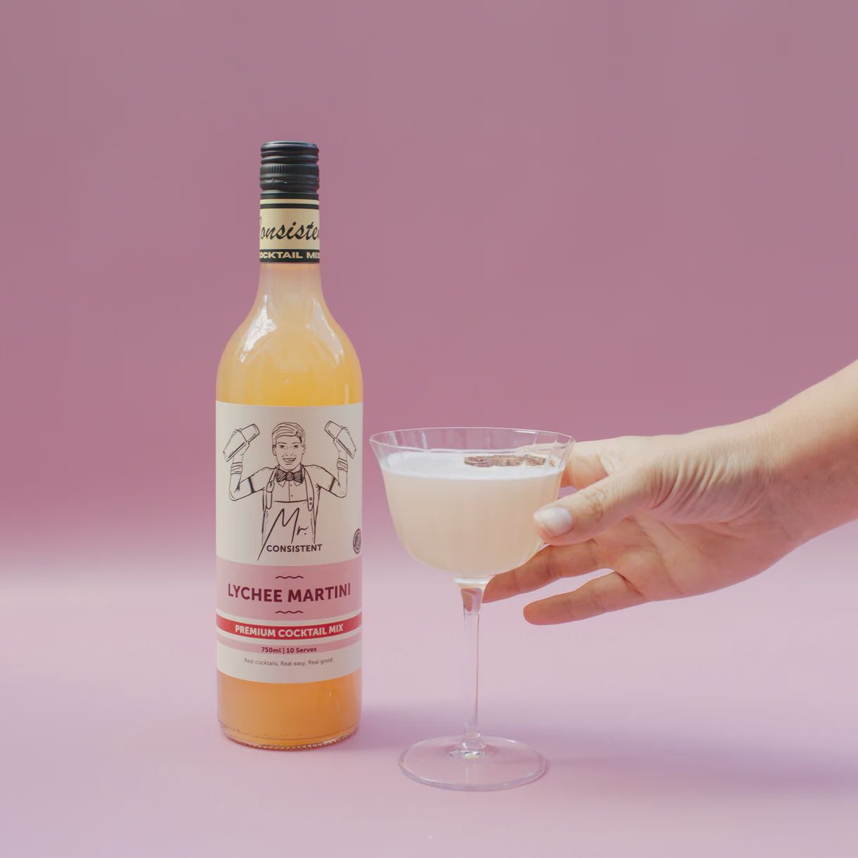 Lychee Martini Cocktail Mixer - 750ml