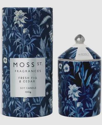Fresh Fig &amp; Cedar Ceramic Candle 100g