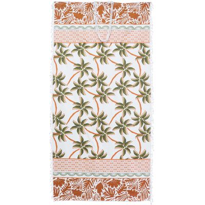 Beach Towel in Bag - Palmier