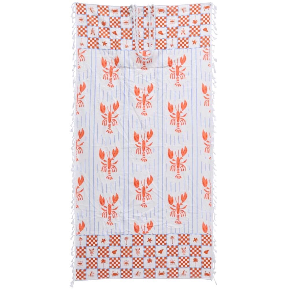 Kids Towel in Bag - Lobsters