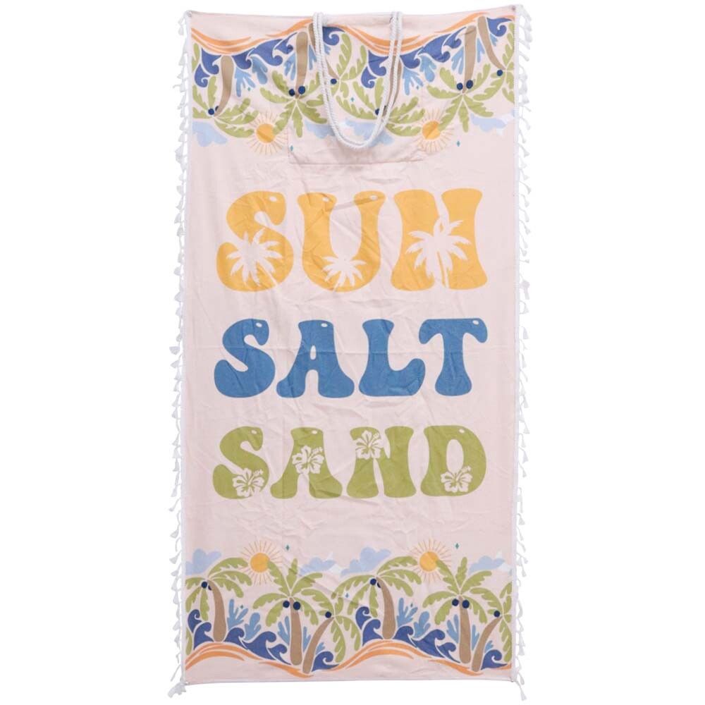 Kids Towel in Bag - Surf Blues