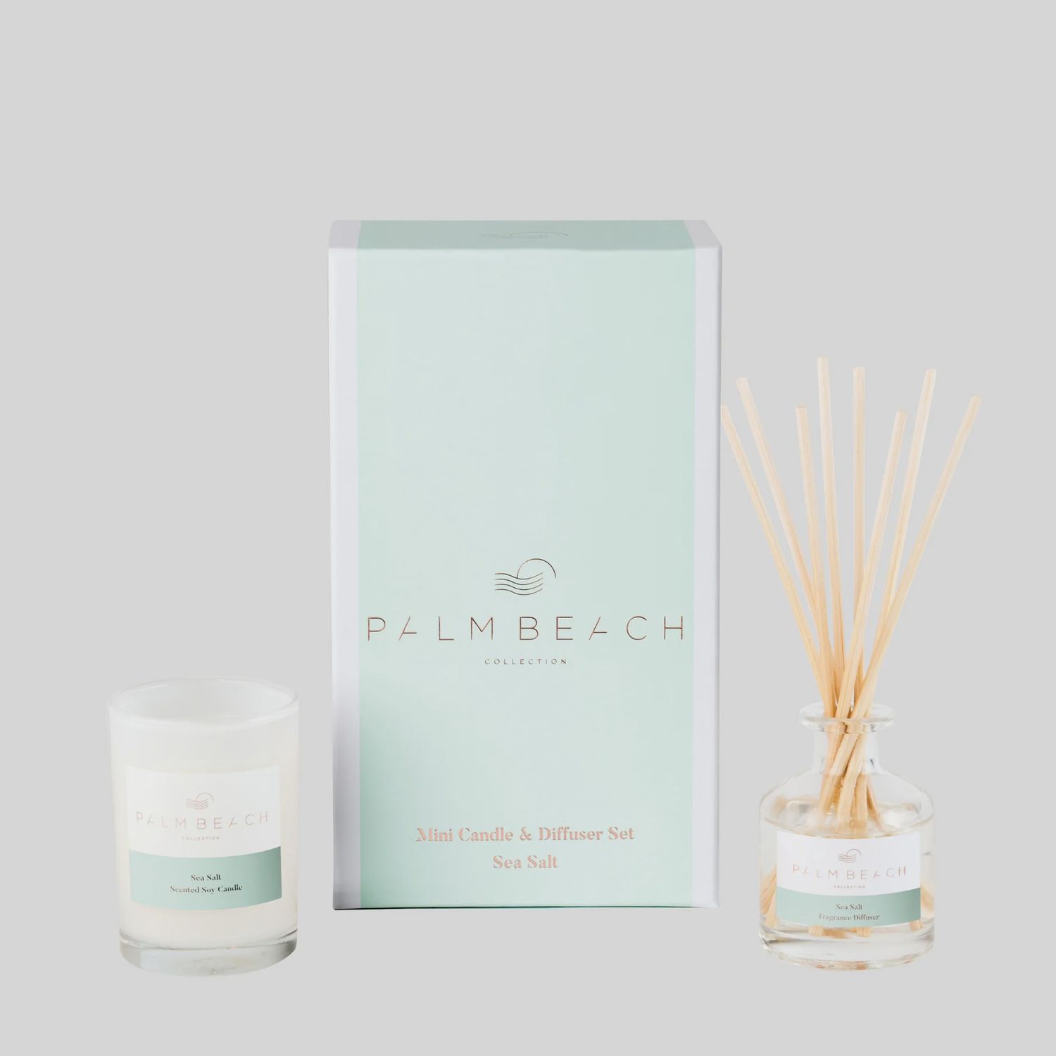 Sea Salt Mini Candle &amp; Diffuser Gift Pack
