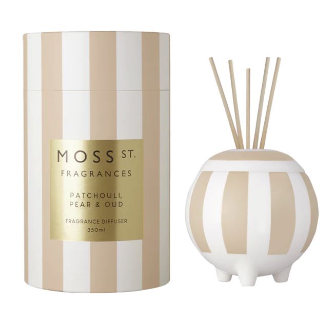 Patchouli, Pear &amp; Oud Ceramic Diffuser 350ml - Ltd Ed  $49.95