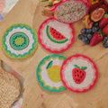 Beaded Coasters - Tropicana - 4pc