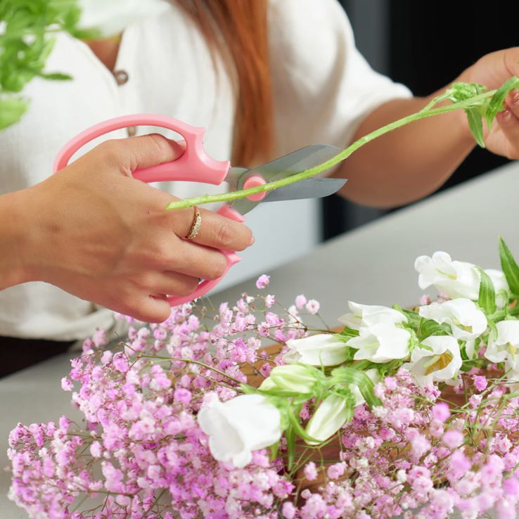 Flower Scissors, Colour: Blue