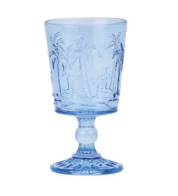 Goblet Set – Palm Tree - BLUE