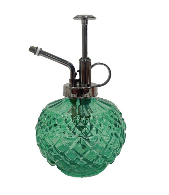 Glass Plant Mister Diamond, Colour: Green