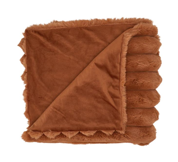 Throw - Ribbed Fur