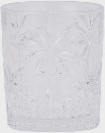 Tumbler Glass Set – Palm Tree - CLEAR