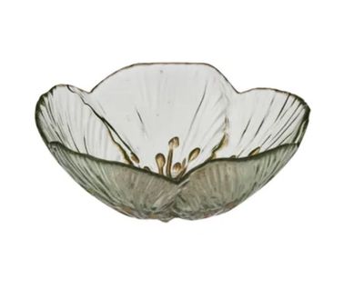 Abigail Glass Bowl 16x6cm Mint