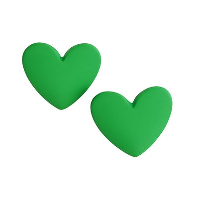 TayTay Heart Earrings Green