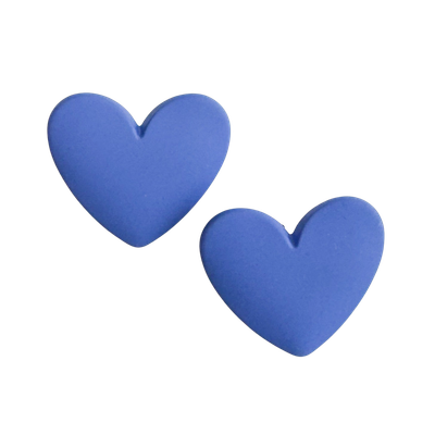 TayTay Heart Earrings Blue