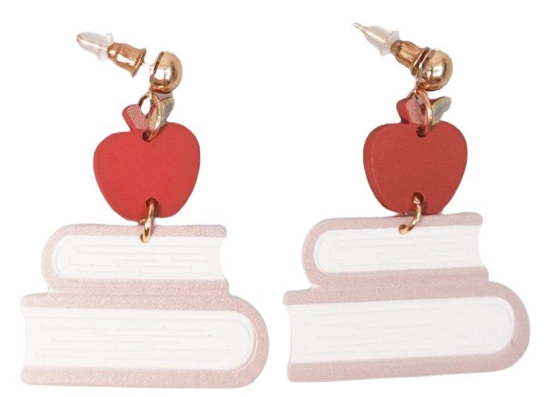 Pop Apple Books Earrings