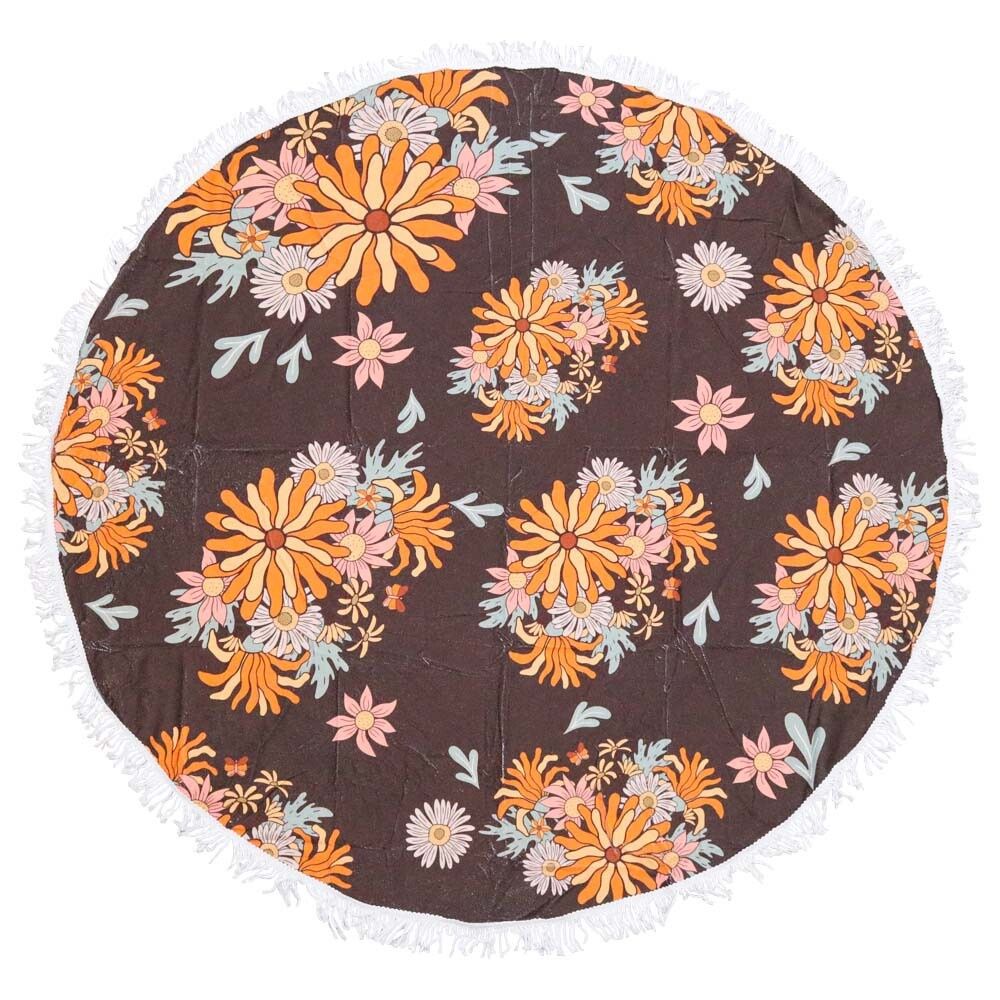 Round Beach Towel - Adele