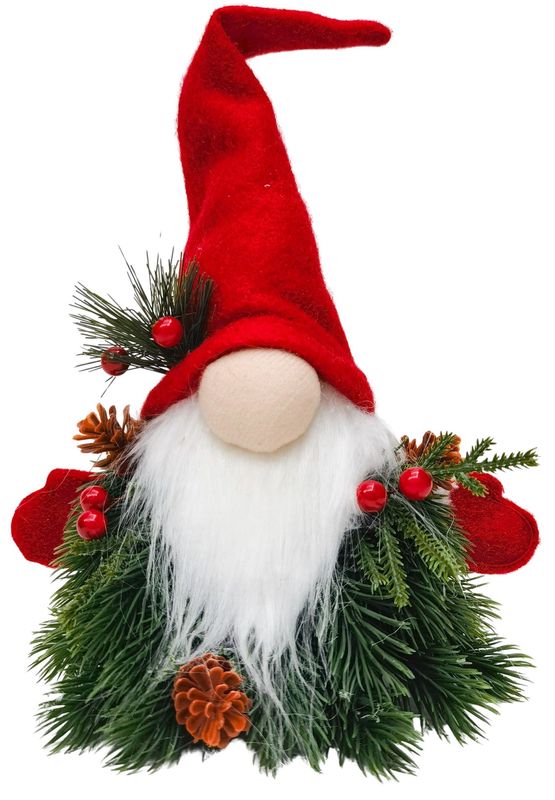 Tomte Ent with Hat Standing Christmas Decoration 52cm