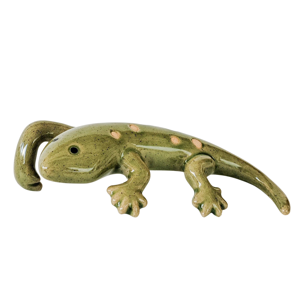 Gecko Pot Hanger Green