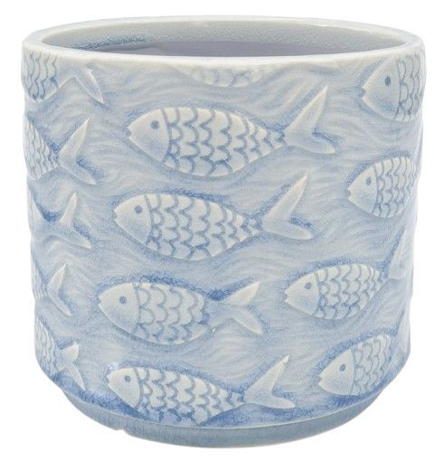 Fish Planter Blue