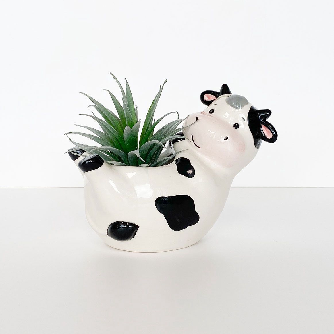 Reclining Cow Planter