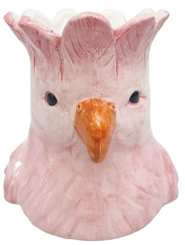 Perdy Parrot Planter Pink
