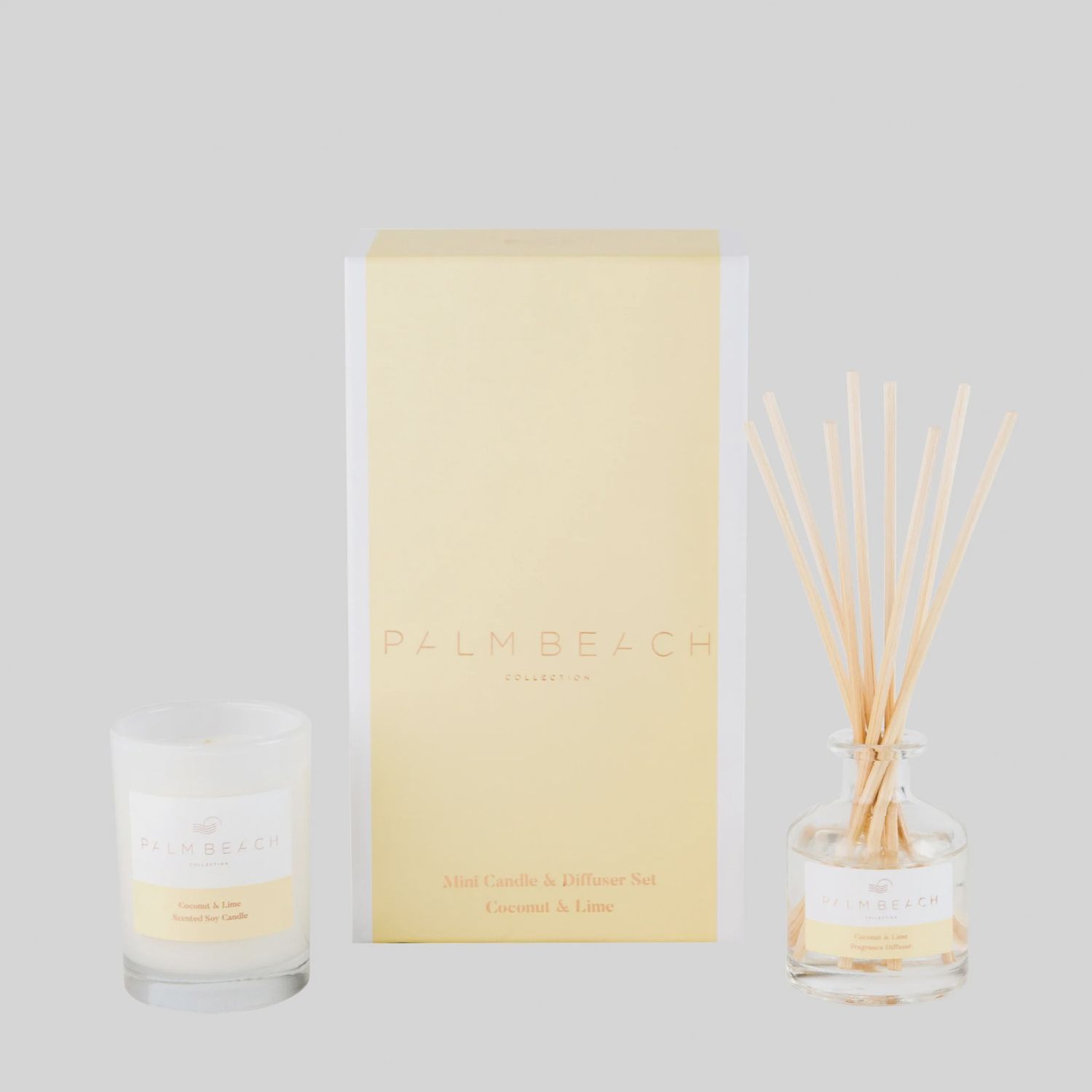 Mini Candle &amp; Diffuser Gift Pack - Coconut &amp; Lime