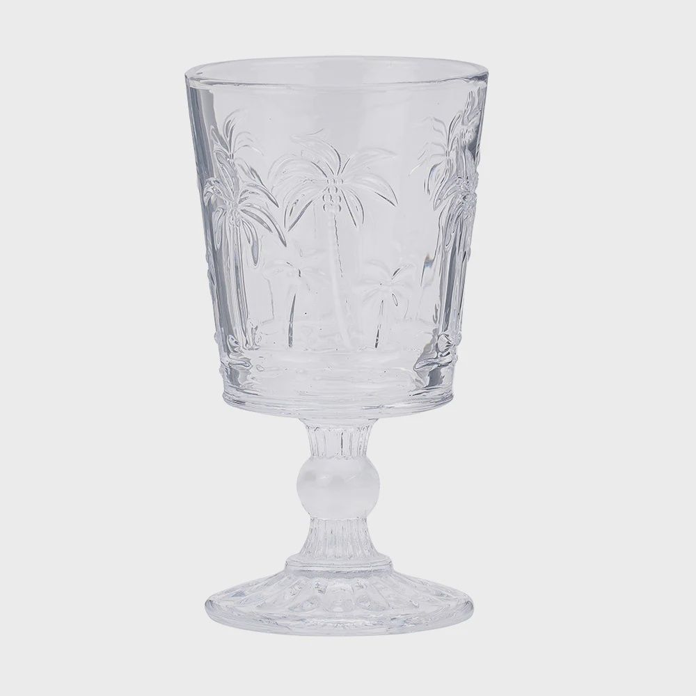 Goblet Set – Palm Tree - CLEAR