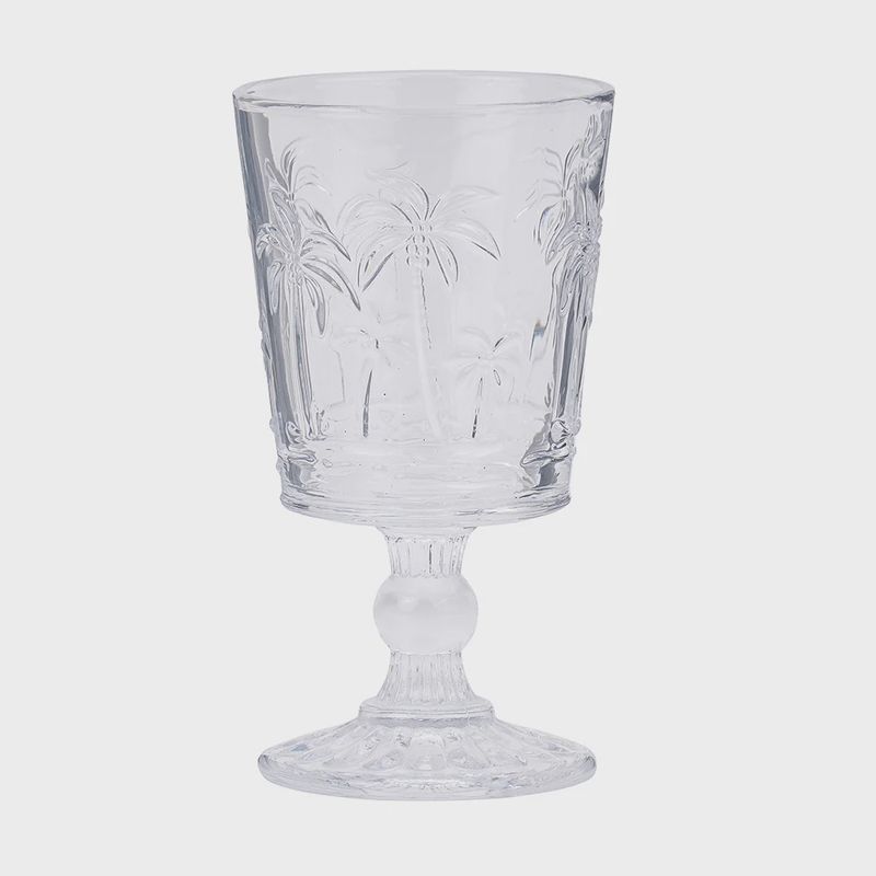 Goblet Set – Palm Tree - CLEAR