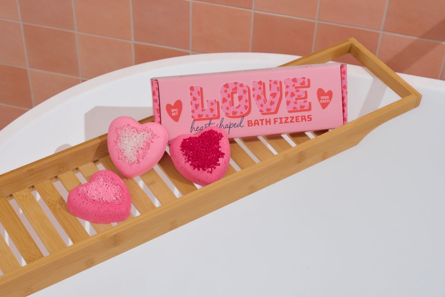 Bath Fizzers - Love Heart Set