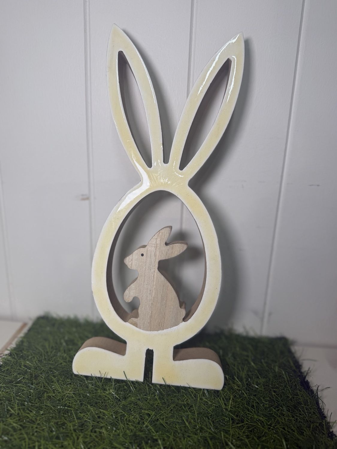 Wooden Bunny  Sign