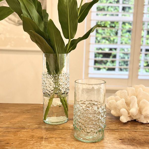 Arti Glass Vase – Bubble Centre - Large