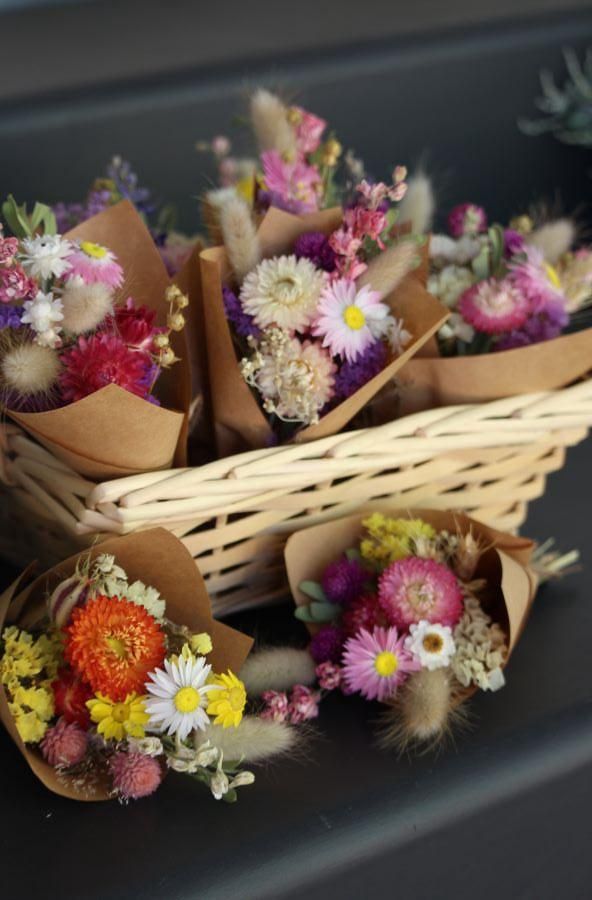 Dried Flower Posies - Mini