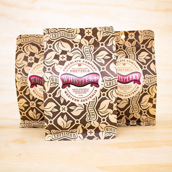 Whistlers Chocolate Pretzels - 200g