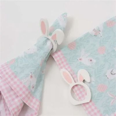 Easter Bunny Napkin Ring Set