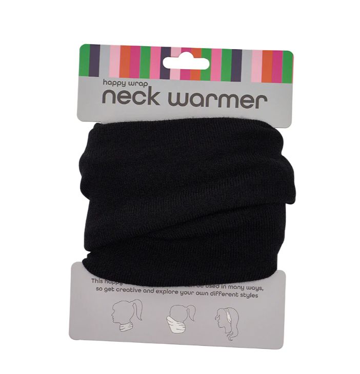 Happywrap - Neck Warmer, Colour: Black