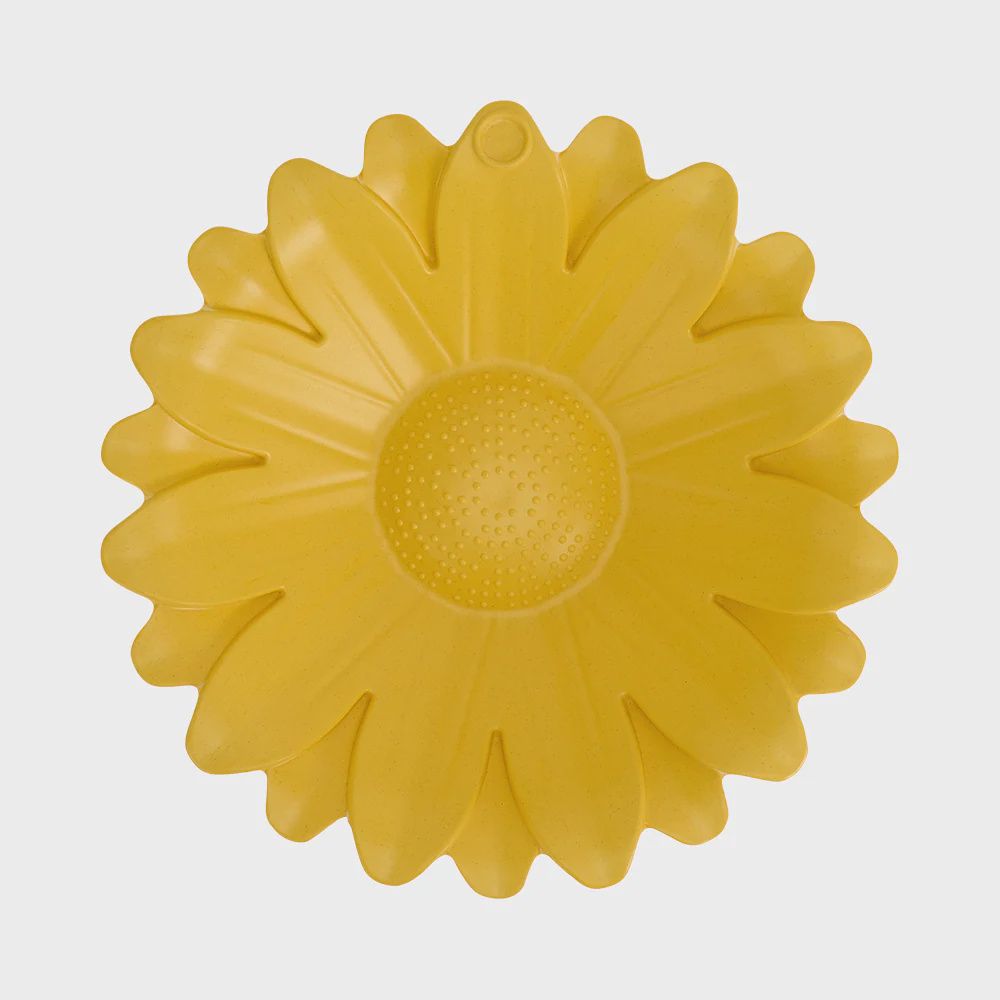 Bamboo Bird Bath - Sunflower, Colour: Yellow