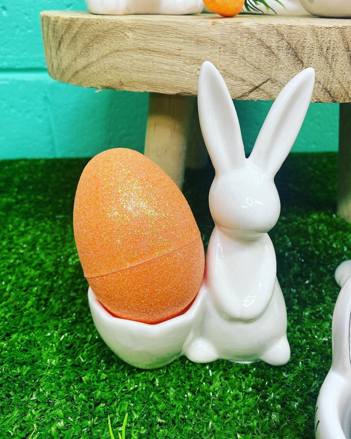 Hughie Bunny Eggcup Ceramic