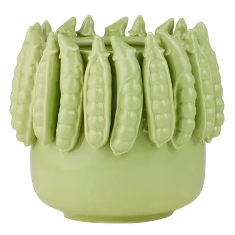 Piselli Ceramic Planter Pot - Snow Pea