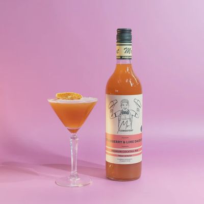 Strawberry &amp; Lime Daiquiri Cocktail Mixer - 750ml