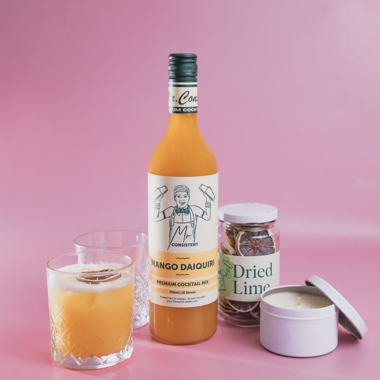 Mango &amp; Lime Daiquiri Cocktail Mixers - 750ml