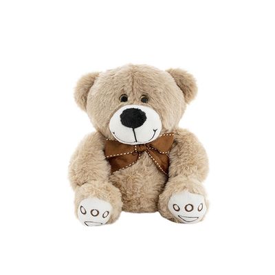 Alec Bear with Bow Dark Brown