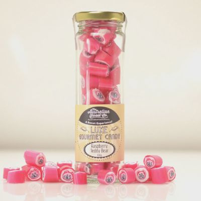 Pink Teddybear Luxe Rock Candy - 100g jar