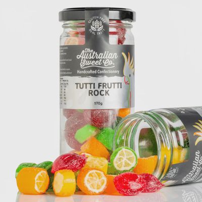 Tutti Frutti Rock Candy - 170g jar