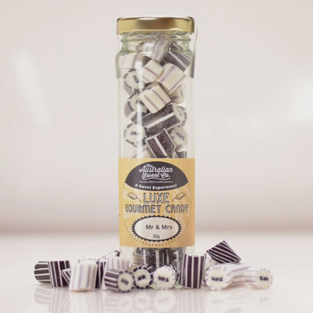 Mr &amp; Mrs Luxe Rock Candy - 100g jar