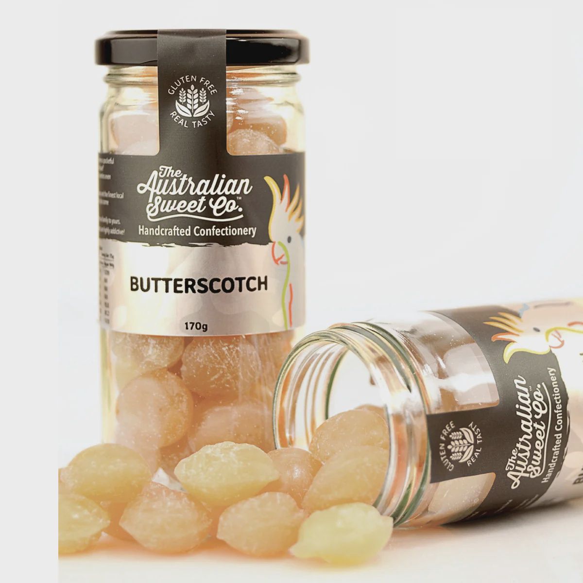 Butterscotch Rock Candy - 170g jar