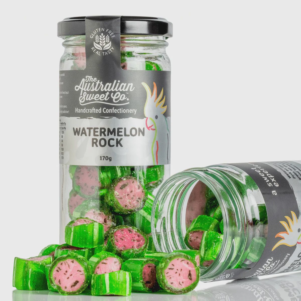 Watermelon Rock Candy - 170g jar