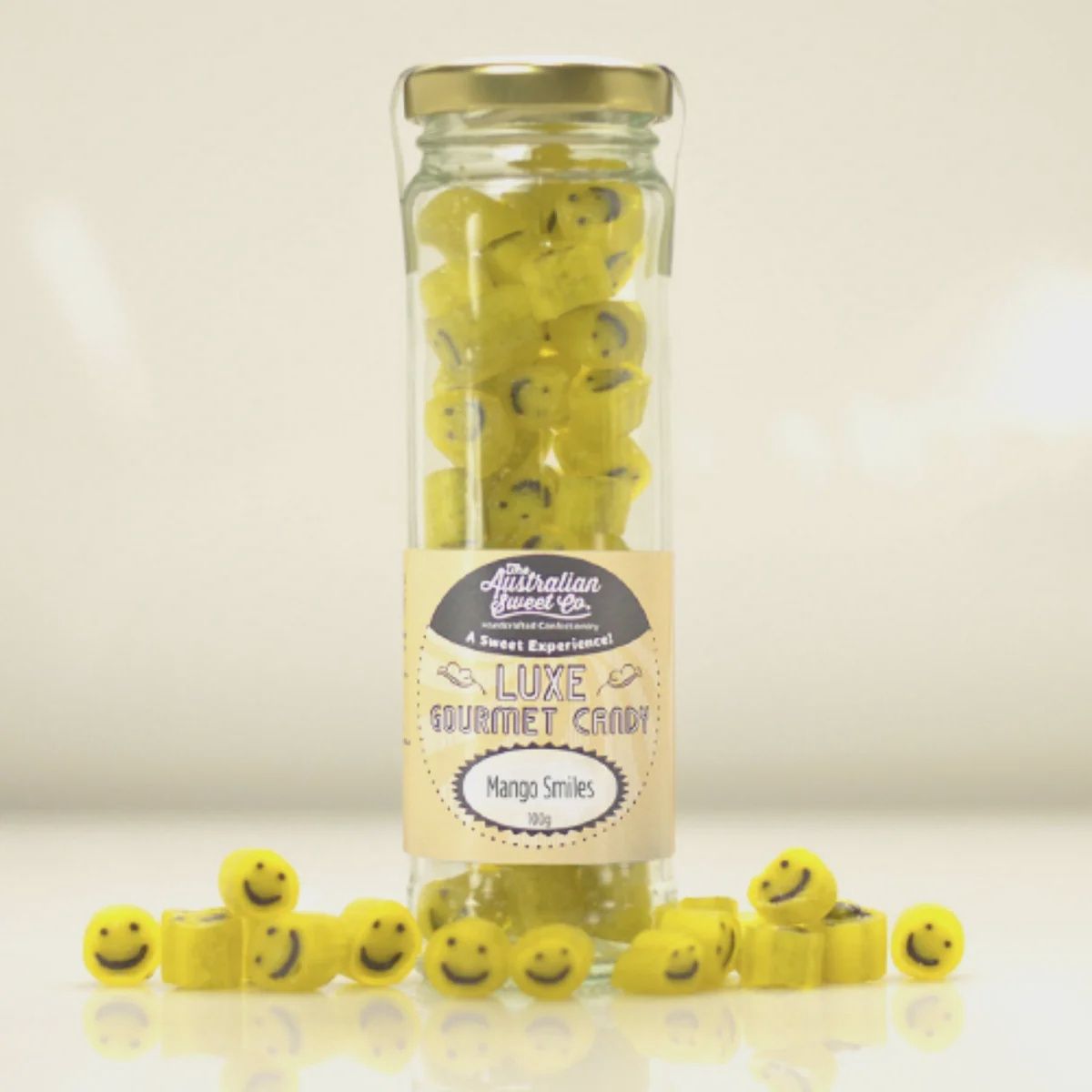 Mango Smiles Luxe Rock Candy - 100g jar